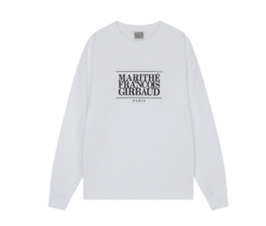 ★Marithe + Francois Girbaud★ CLASSIC LOGO TEE white MFG45C T-SHIRT - MARITHE FRANCOIS GIRBAUD
