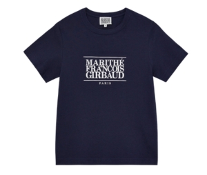 Marithe Francois Girbaud Classic Logo T-Shirt Navy (W)