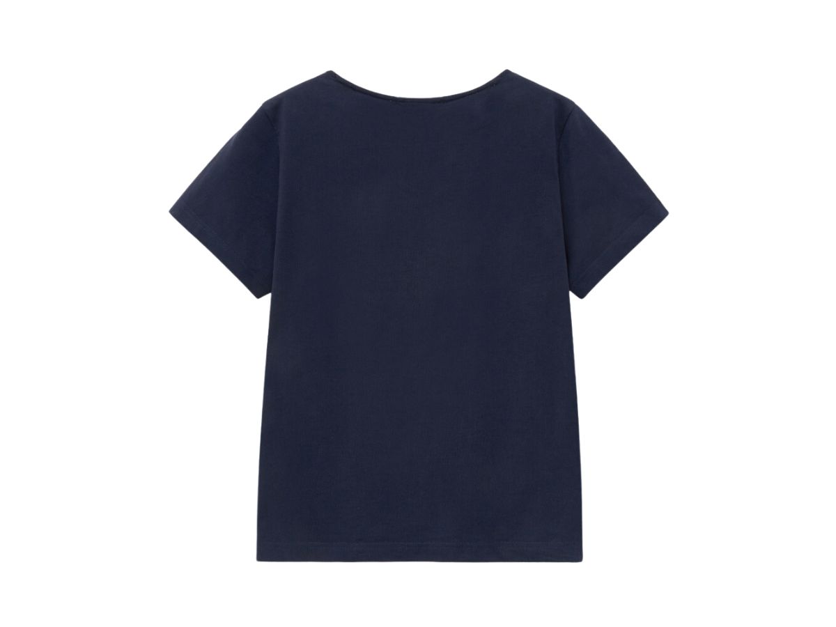Marithe Francois Girbaud Daisy X Marithe Flower Tee Navy (W)