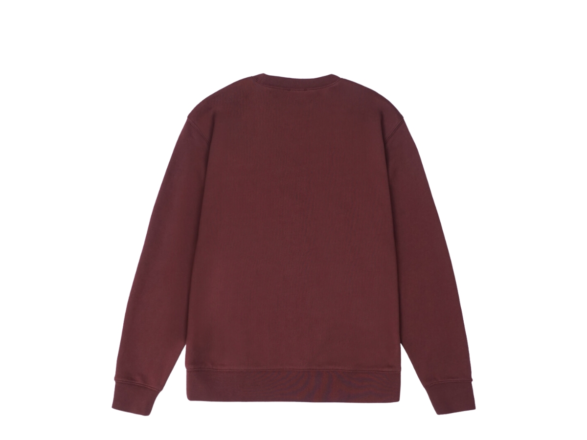 Marithe Francois Girbaud Doodle Bear Sweatshirt Burgundy