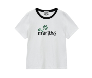 W) Marithe Francois Girbaud Classic Logo T-Shirt White