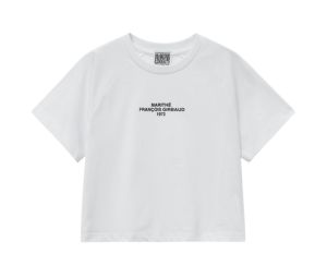 Marithe Francois Girbaud Aerocool Mellow Crop Tee White (W)