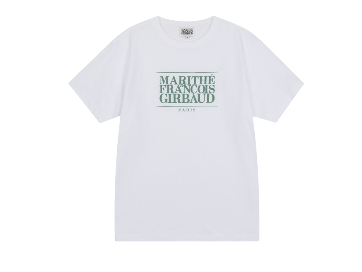 Marithe Francois Girbaud Mouvement Classic Logo Tee White