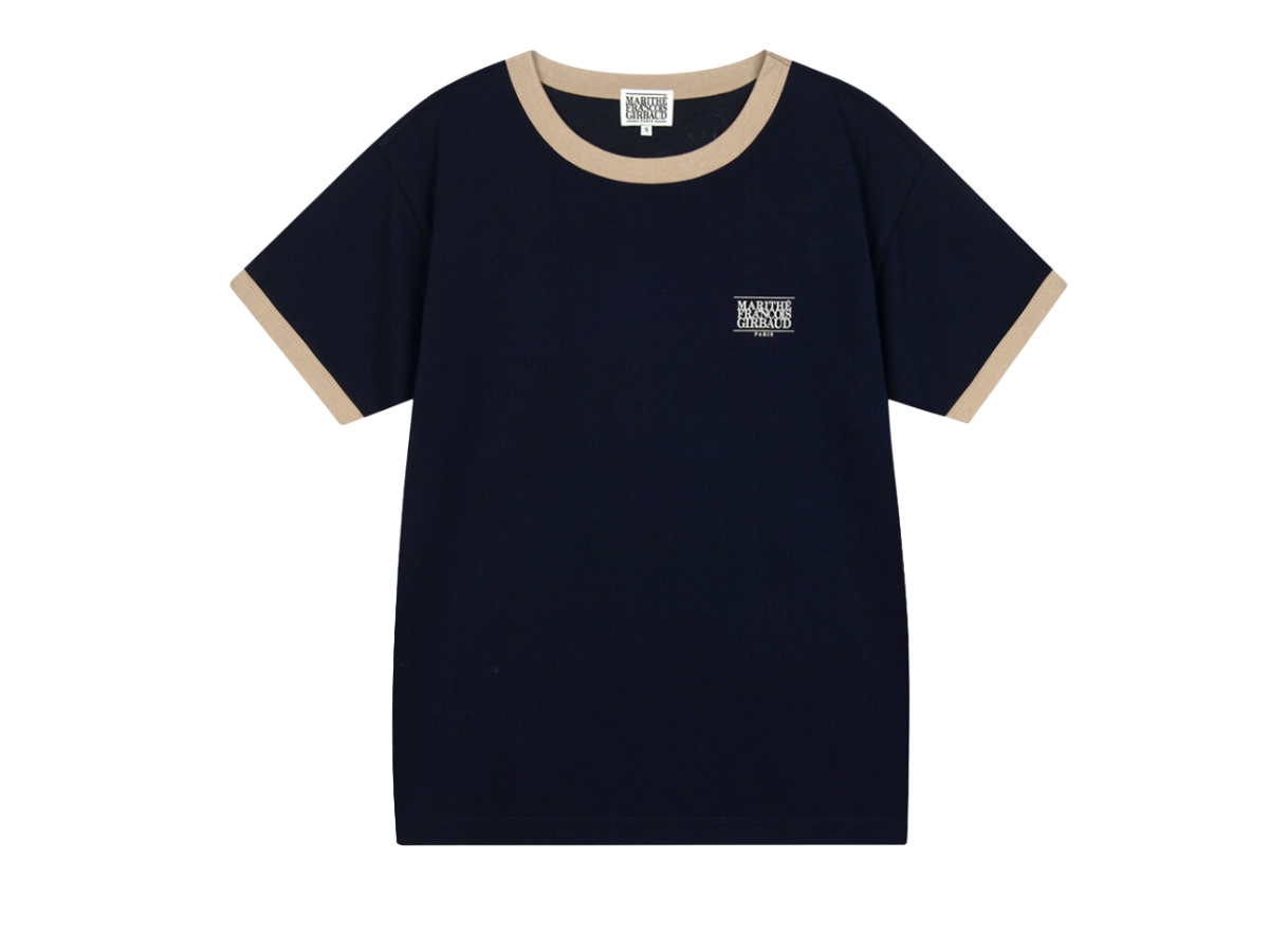 ★Marithe + Francois Girbaud★ W SMALL CLASSIC LOGO TEE blac W CLASSIC LOGO TEE black - MARITHE FRANCOIS GIRBAUD