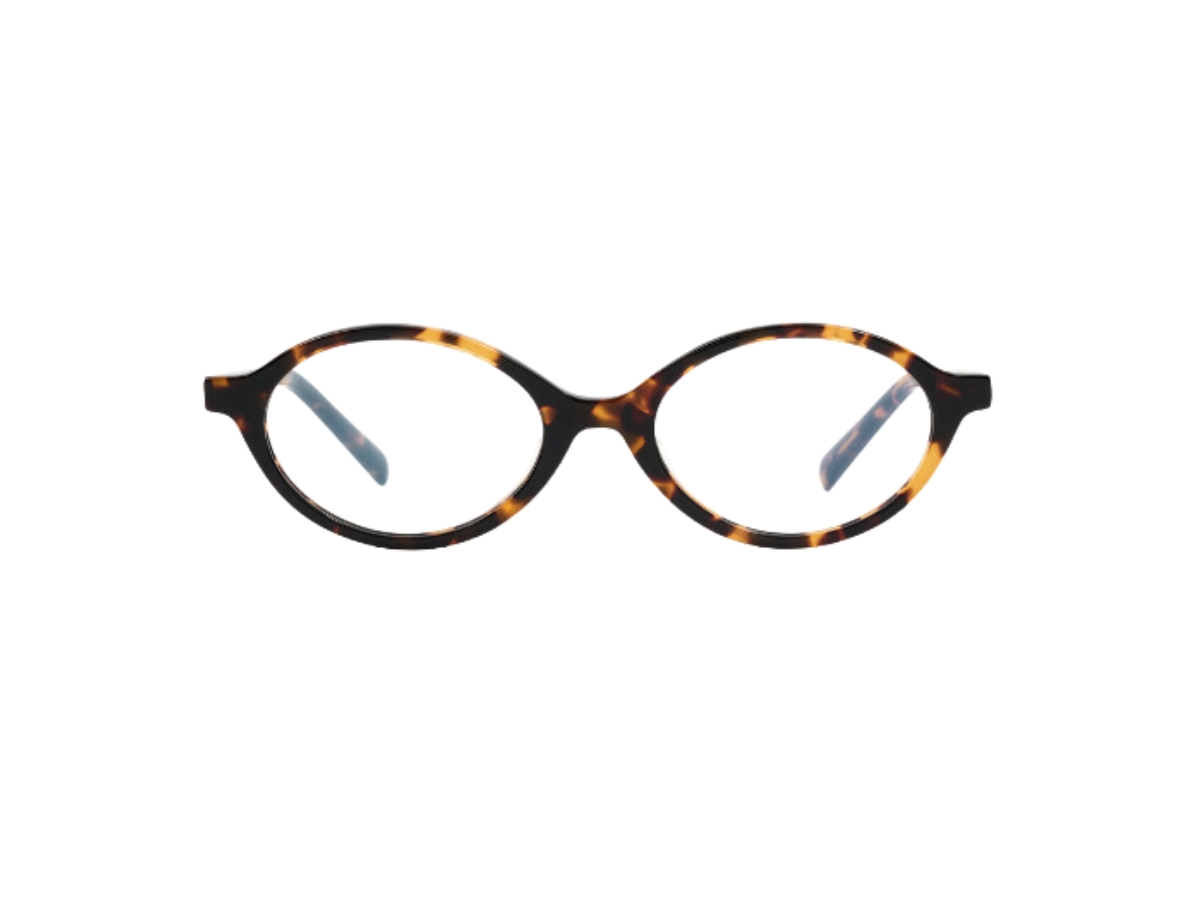 【Marithe】REGULAR LOGO OVAL FRAME GLASSES / 追跡付 Marithe】REGULAR LOGO OVAL FRAME GLASSES / 追跡付