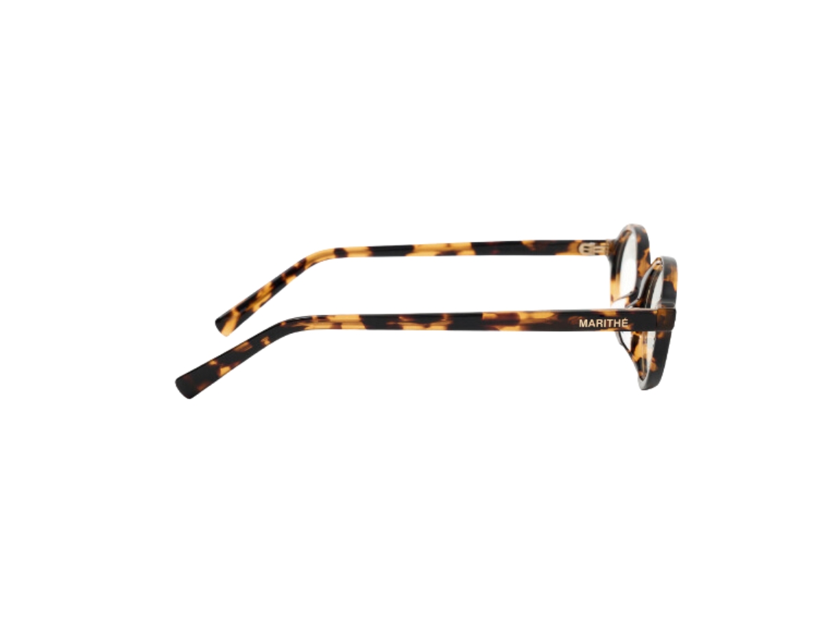 【Marithe】REGULAR LOGO OVAL FRAME GLASSES / 追跡付 Marithe】REGULAR LOGO OVAL FRAME GLASSES / 追跡付