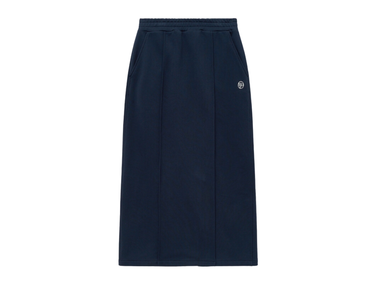 スカート Marithe + Francois Girbaud W CIRCLE LOGO SWEAT SKIRT navy Marithe Francois Girbaud W Circle Logo Sweat Skirt Navy