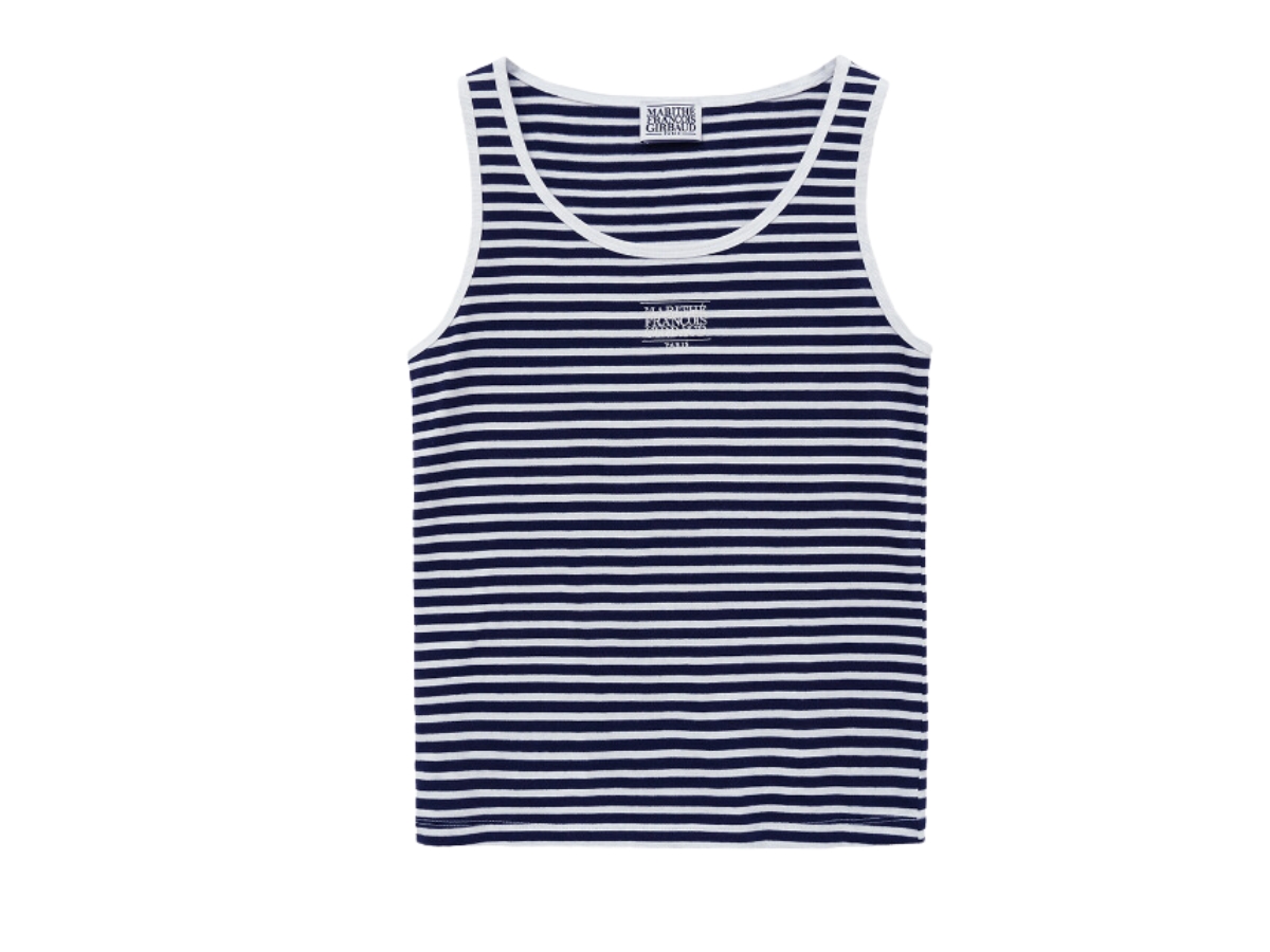 Marithe Francois Girbaud W Classic Logo Sleeveless Navy