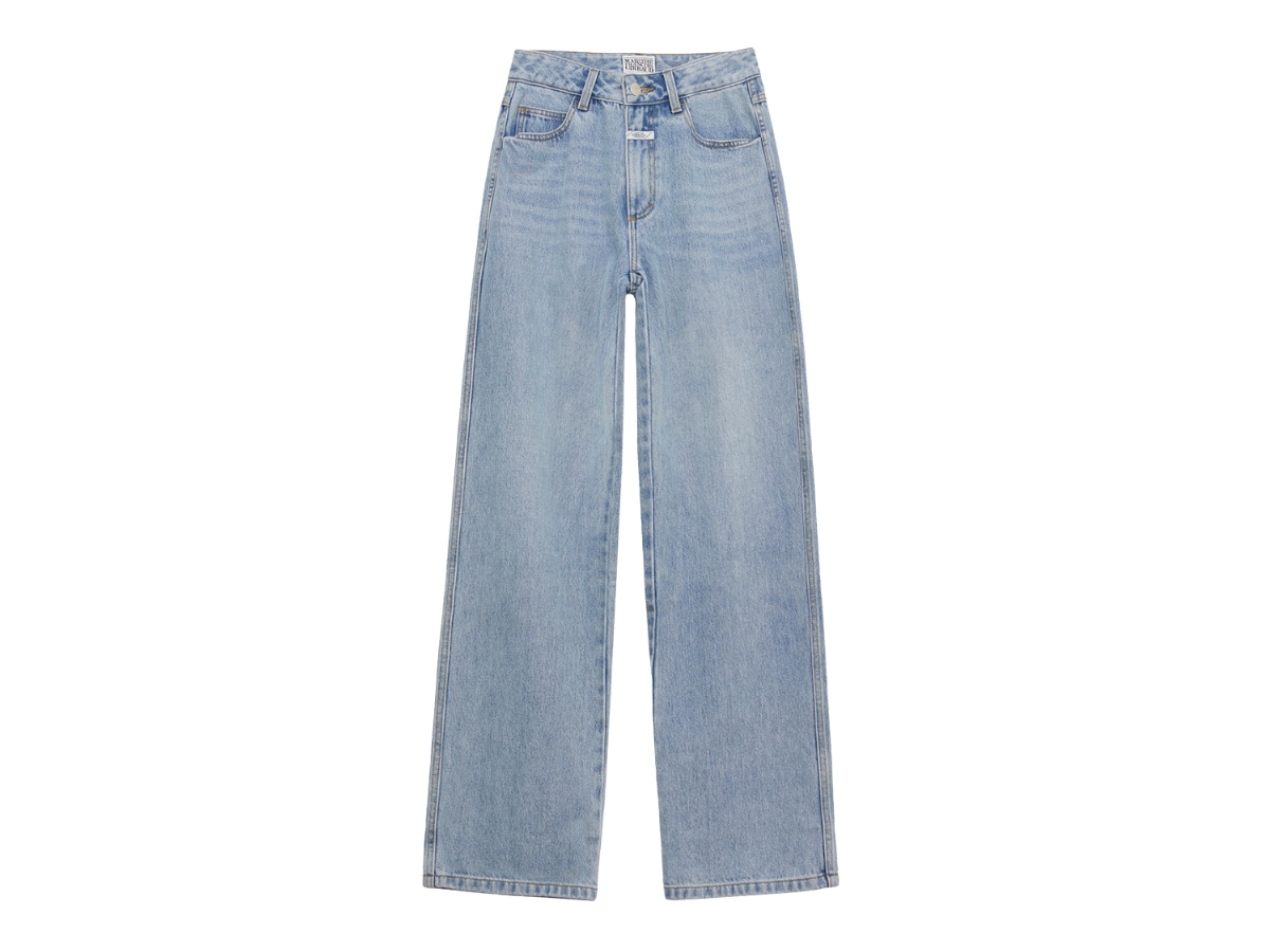 デニム・ジーパン Marithe + Francois Girbaud W HIGH STRAIGHT DENIM PANTS blue VTG Marithe Francois Girbaud Womens High Rise Blue Jeans Sz