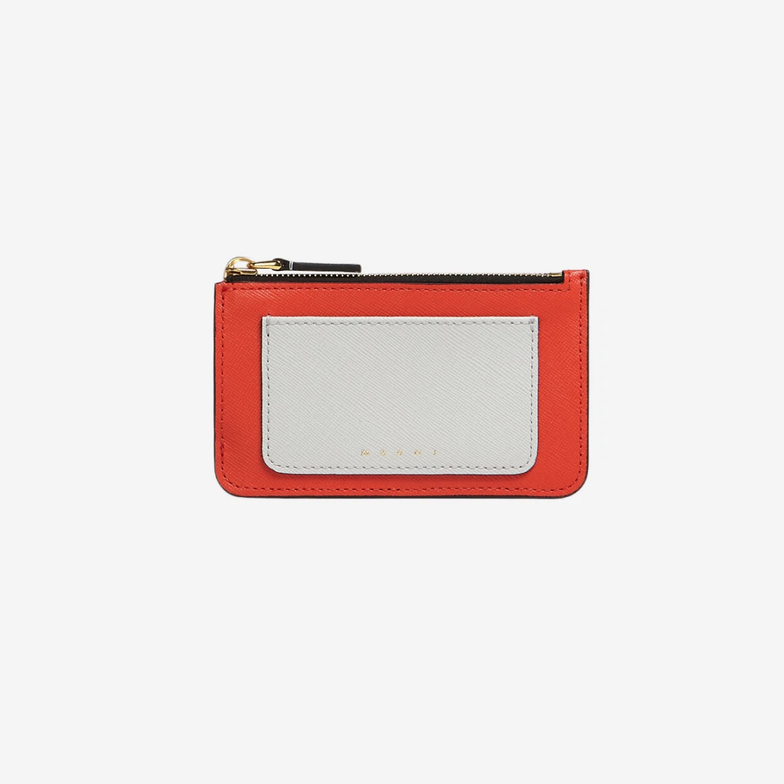 ☆MARNI☆ Saffiano カードケース PELICAN×INDIAN ORANGE♪ ☆MARNI☆ Saffiano カードケース PELICAN×INDIAN ORANGE♪
