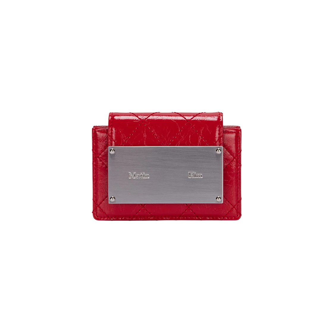 折りたたみ財布 [MATINKIM]quilting accordion wallet in red 楽天市場】【正規品】 MATIN KIM ミニ財布 カード財布