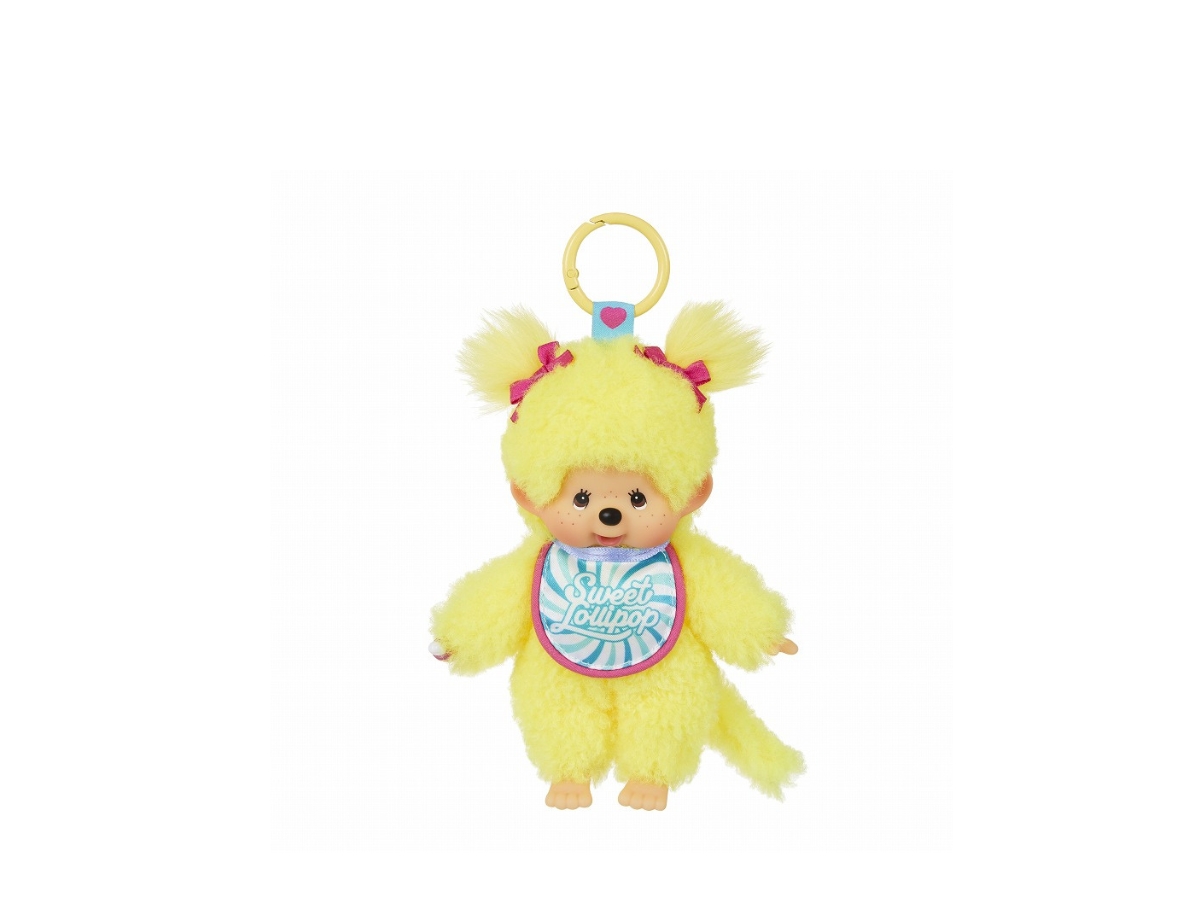 Buy Monchhichi Sweet Lollipop Monchhichi Keychain Yellow at Sasom – Authentic and Ready to Ship