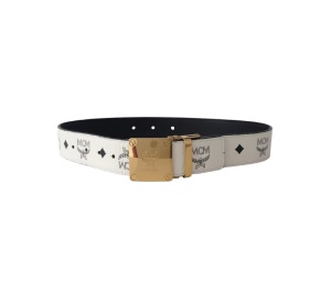 Buy MCM Cloth Belt White at Sasom – Authentic and Ready to Ship
