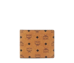 Buy MCM Bifold Wallet With Card Case In Visetos Original Coated Canvas Cognac at Sasom – Authentic and Ready to Ship