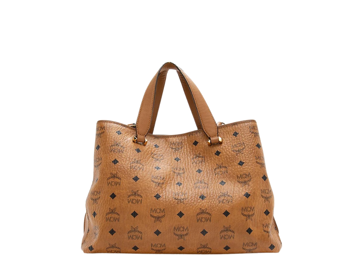 Mcm visetos large on sale tote