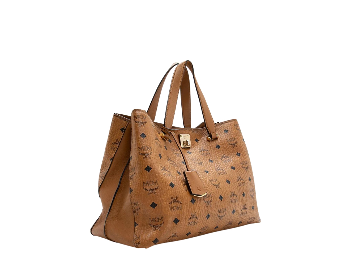 Mcm visetos large on sale tote