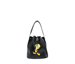 Buy MCM X Tweety Dessau Bucket Bag Black at Sasom – Authentic and Ready to Ship