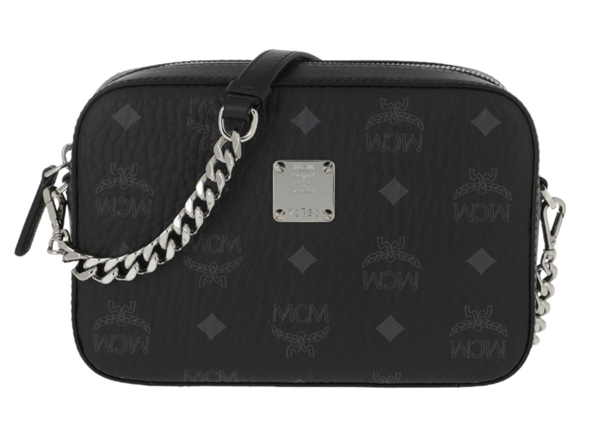 Mcm Visetos Original Pouch - Black