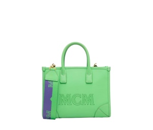 Buy MCM Mini Logo Satchel Shoulder Bag Green at Sasom – Authentic and Ready to Ship