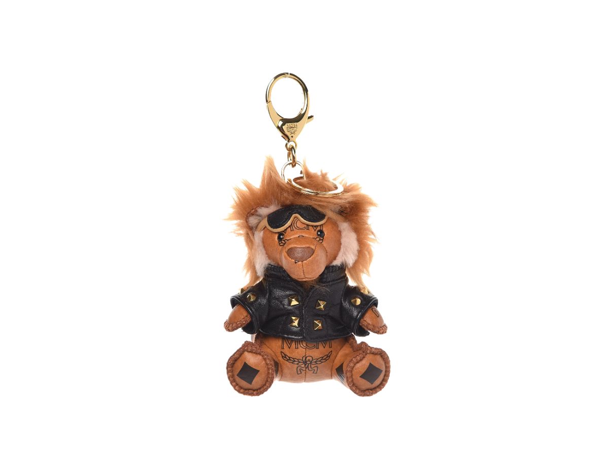 SASOM accessories MCM Visetos Moto Lion Key Ring Bag Charm Cognac Check the latest price now