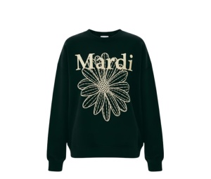 Buy Mardi Mercredi Sweatshirt Flowermardi Needlework Black Lemon at Sasom – Authentic and Ready to Ship