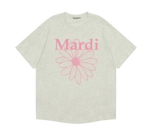 Buy Mardi Mercredi Tshirt Flowermardi Oatmeal Pink at Sasom – Authentic and Ready to Ship