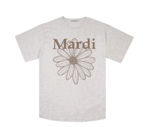Buy Mardi Mercredi Tshirt Flowermardi Oatmeal Taupe at Sasom – Authentic and Ready to Ship