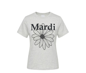 Buy Mardi Mercredi Slim Tshirt Flowermardi Oatmeal (Women's) at Sasom – Authentic and Ready to Ship