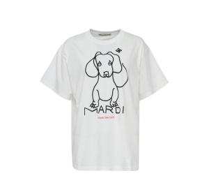 Buy Mardi Mercredi T-Shirt Ddanji Ch02 Ivory Black at Sasom – Authentic and Ready to Ship