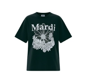 Buy Mardi Mercredi Tshirt Flowermardi Jardin Black White at Sasom – Authentic and Ready to Ship