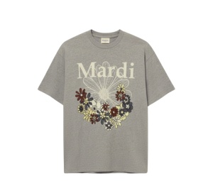 Buy Mardi Mercredi Tshirt Flowermardi Jardin Grey Ivory at Sasom – Authentic and Ready to Ship