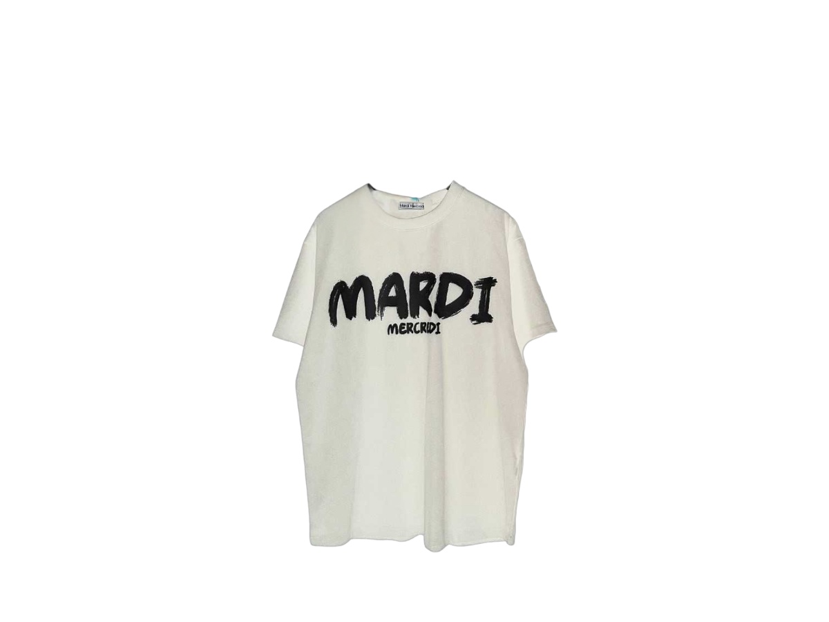 ★MARDI MERCREDI★TSHIRT BRUSH LOGO★大人気★ TSHIRT BRUSH LOGO_ORANGE BLACK - MARDI MERCREDI