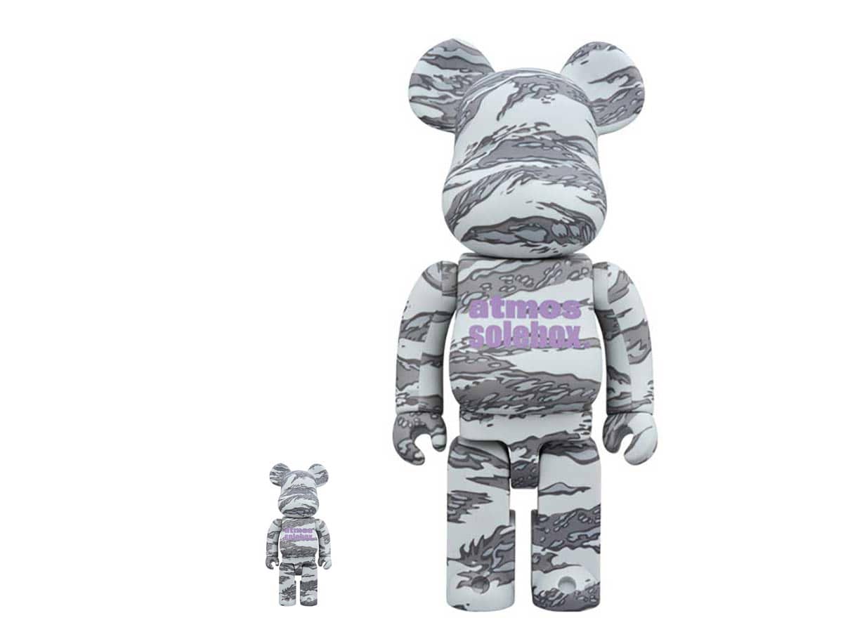 SASOM | collectibles BE@RBRICK atmos x solebox 400% + 100% Check