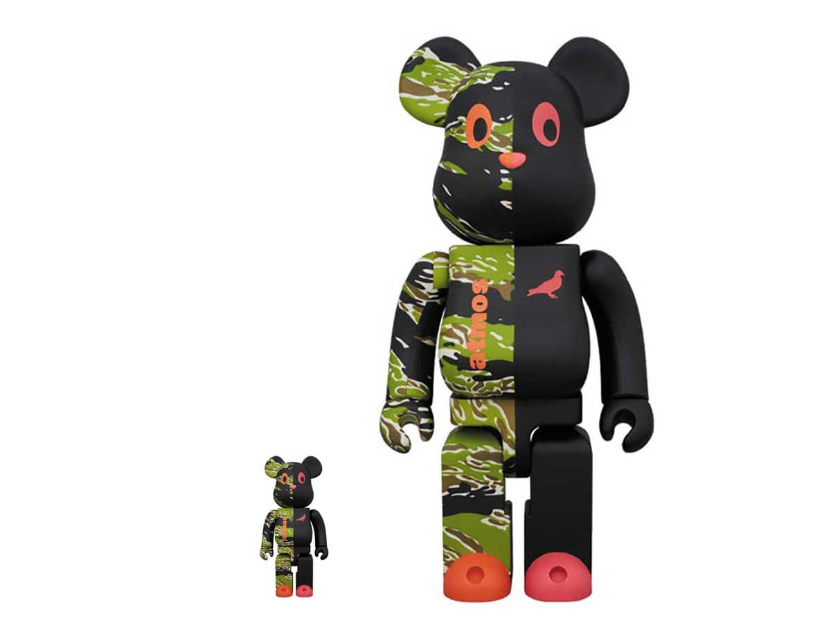 MEDICOM TOY - BE@RBRICK atmos x STAPLE #3 100%＆400% Medicom 400% + 100% Bearbrck ~ Atmos x Staple #3 Be@r brick
