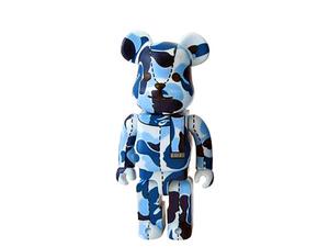 Buy BE@RBRICK Bape [ABC Camo - Blue] 400% at Sasom – Authentic and Ready to Ship