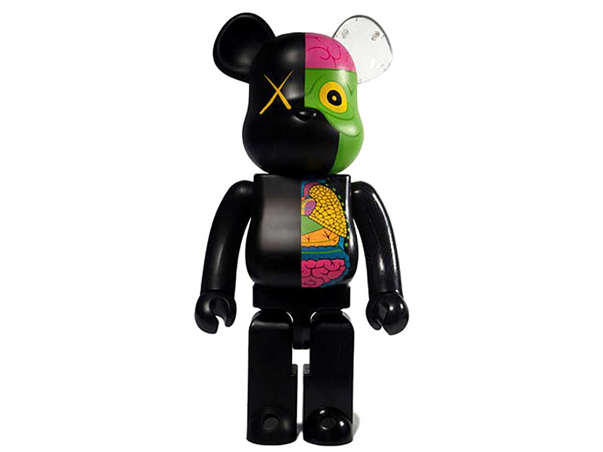 OriginalFake 初期　 KAWS COMPANION 　① BE@RBRICK KAWS Companion [OriginalFake Black] 1000% | SASOM