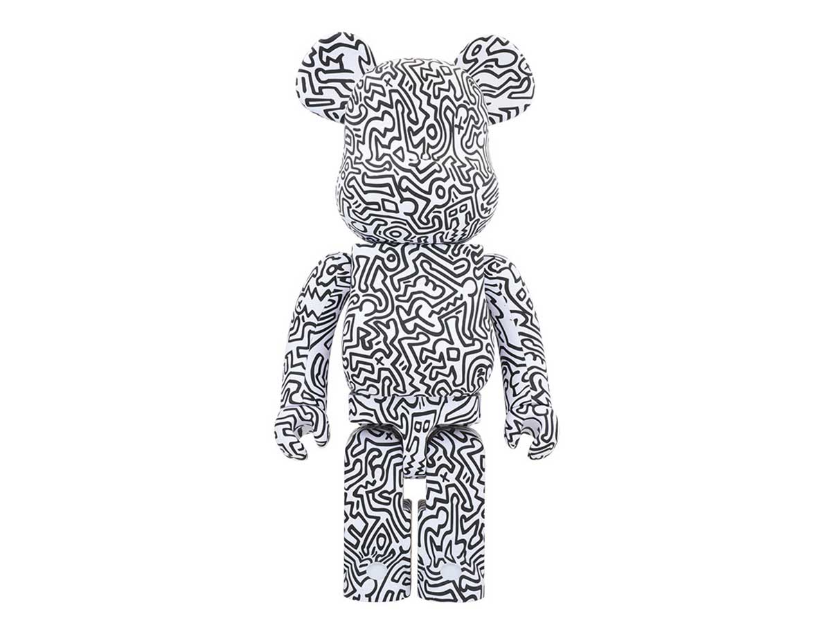 Be@rbrick Keith Haring #4 1000% White