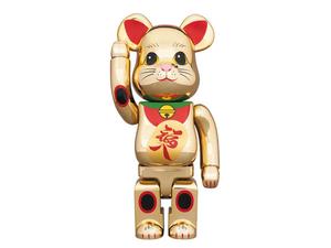 BE@RBRICK Maneki Neko - Gold Metallic Vol. 8 400% | SASOM