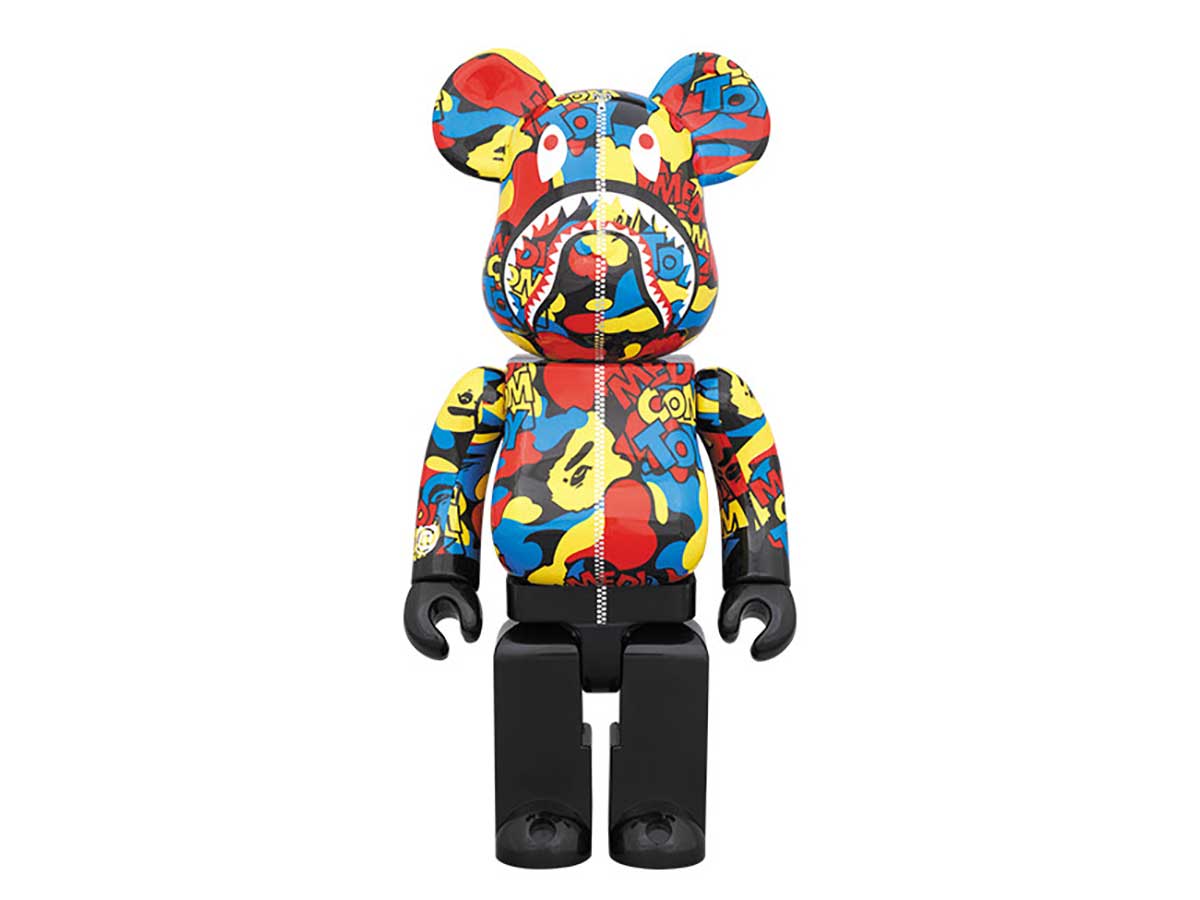 BE@RBRICK Medicom Toy Camo Shark 400% | ของแท้ ราคาดีที่สุด