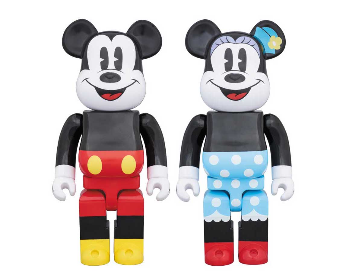 BE@RBRICK Mickey Minnnie Mouse Color 400% | ของแท้