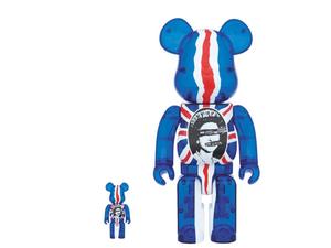 Buy BE@RBRICK Sex Pistols [God save the Queen - Clear Ver.] 400% + 100% at Sasom – Authentic and Ready to Ship