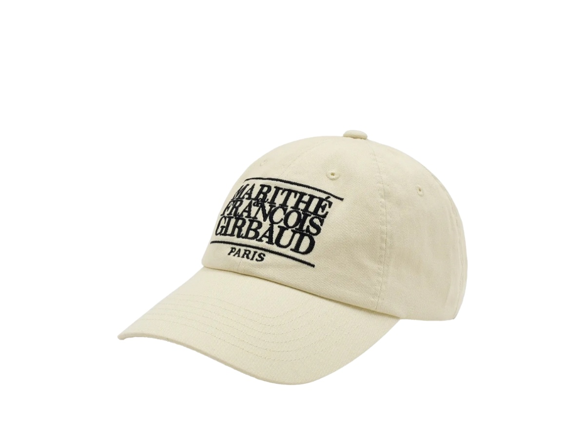 【MARITHE FRANCOIS GIRBAUD】 CLASSIC LOGO CAP‐KAHKI Marithe Francois Girbaud Classic Logo Cap Ivory | ของแท้