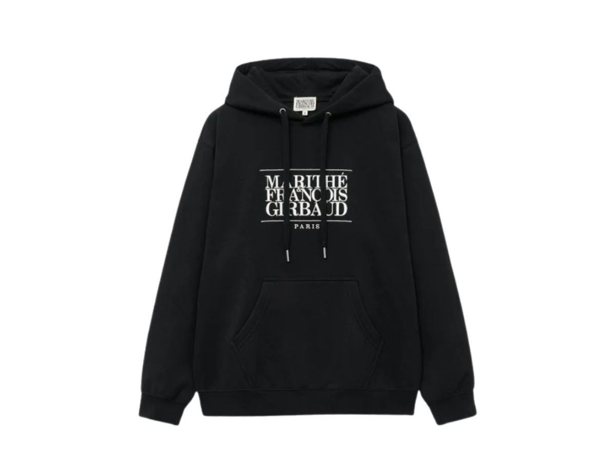 【Marithe + Francois Girbaud】CLASSIC LOGO DYEING HOODIE Marithe Francois Girbaud Classic Logo Embroidery Hoodie