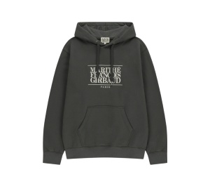 Buy Marithe Francois Girbaud Classic Logo Embroidery Hoodie (ฺBrushed) Charcoal at Sasom – Authentic and Ready to Ship