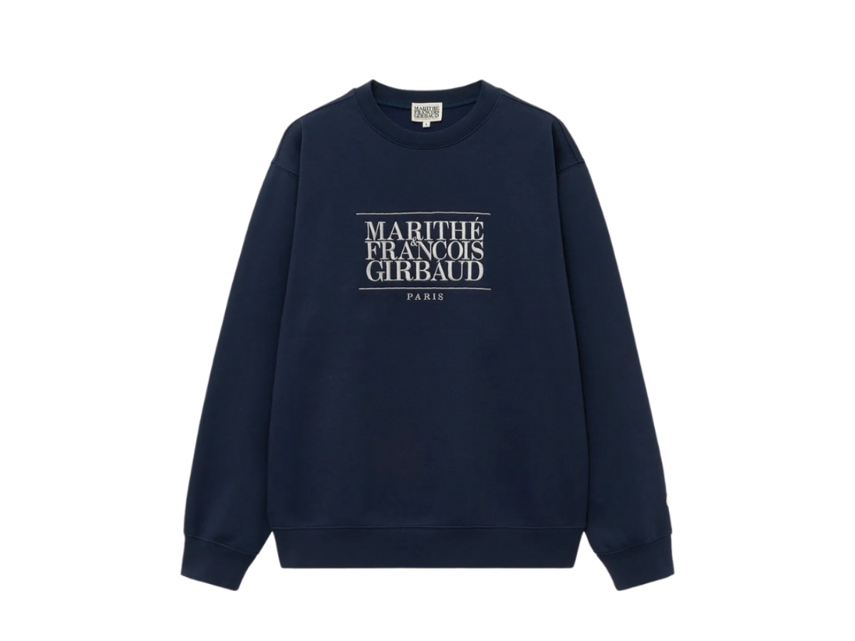 Marithe Francois Girbaud Classic Logo Embroidery Sweatshirt