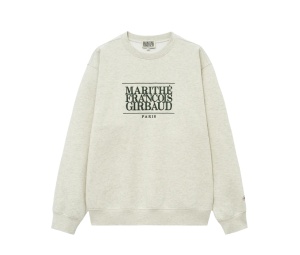 Marithe Francois Girbaud Classic Logo Embroidery Sweatshirt