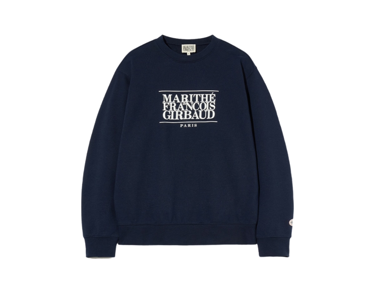 ★Marithe + Francois Girbaud★ W REGULAR LOGO TEE navy MARITHE FRANCOIS GIRBAUD] W REGULAR LOGO TEE NAVY