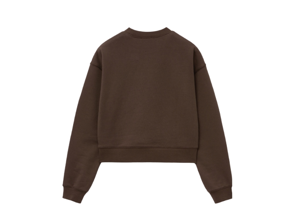 【Marithe + Francois Girbaud】DOODLE CLASSIC LOGO SWEATSHIRT Marithe Francois Girbaud W Doodle Bear Crop Sweatshirt Dark