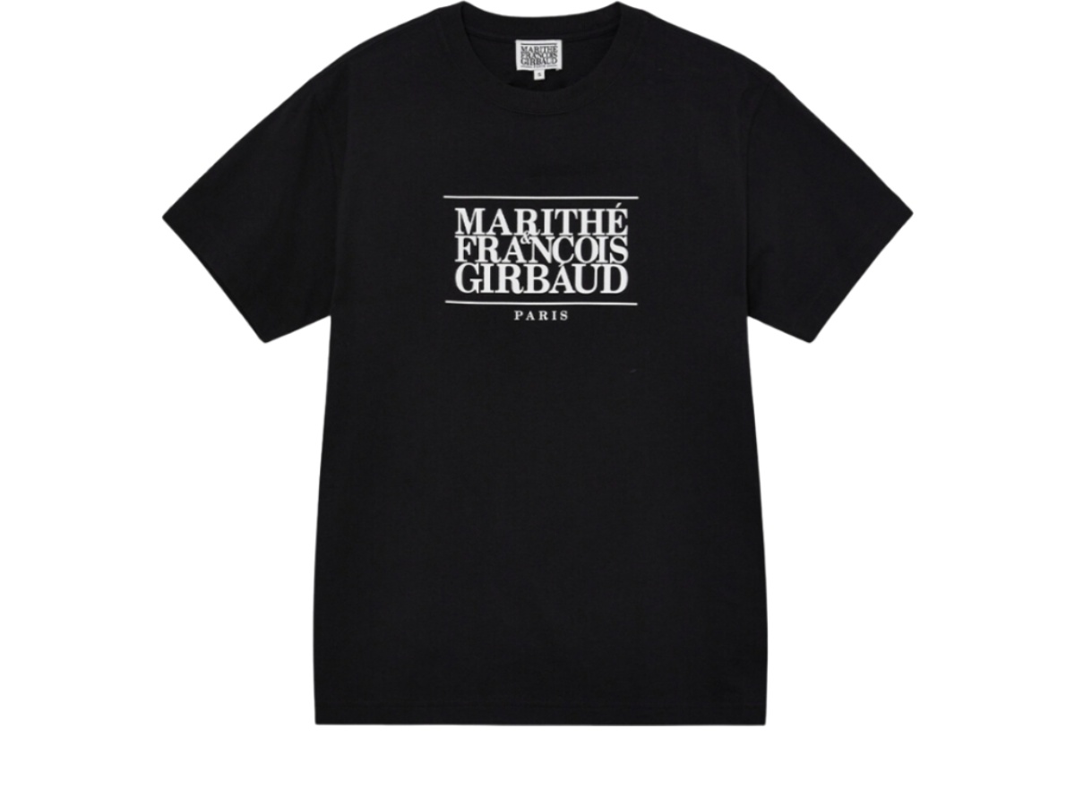 Marithe Francois Girbaud Classic Logo T-Shirt Black (SS25)
