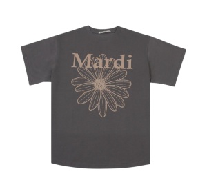 Buy Mardi Mercredi Tshirt Flowermardi Charcoal Taupe at Sasom – Authentic and Ready to Ship